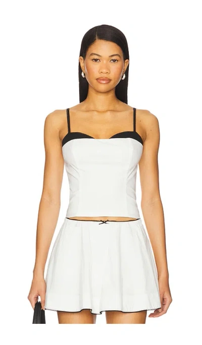 Nia Fremont Top In White