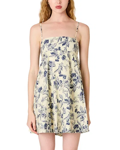 Nia Girasol Floral Mini Dress In Multi