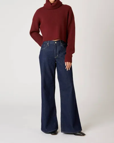 Nia Gstaad Knit Sweater In Cherry Cola In Multi