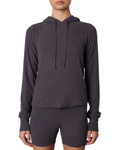 Nia Hacci Rib Hoodie In Gray