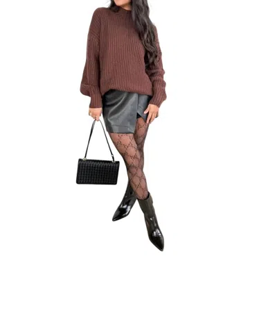 Nia Idyllwild Sweater In Brown