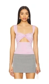 Nia Izzy Top In Blush