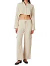 NIA JACOB CARGO PANTS IN NATURAL