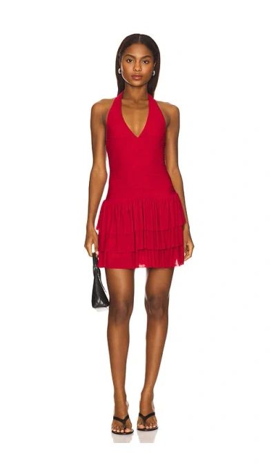 Nia Kathleen Dress In Red