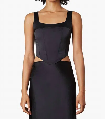 Nia Lera Corset Top In Black