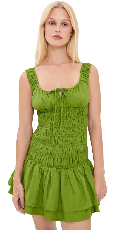 Nia Lirio Dress Matcha In Green