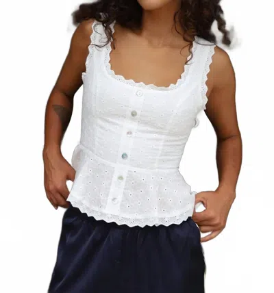 Nia Logan Top In Off White