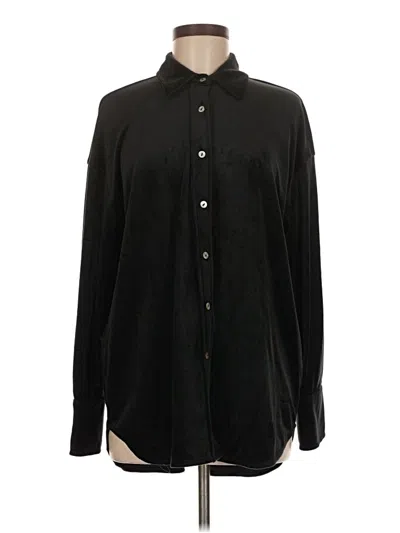 Pre-owned Nia Long Sleeve Blouse In Black