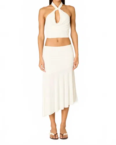 Nia Loucia Halter Top In White