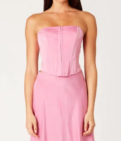 Nia Lucas Corset In Peony In Pink