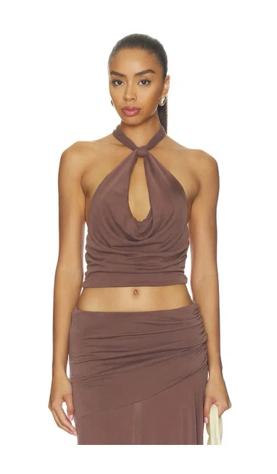Nia Lucia Top In Brown