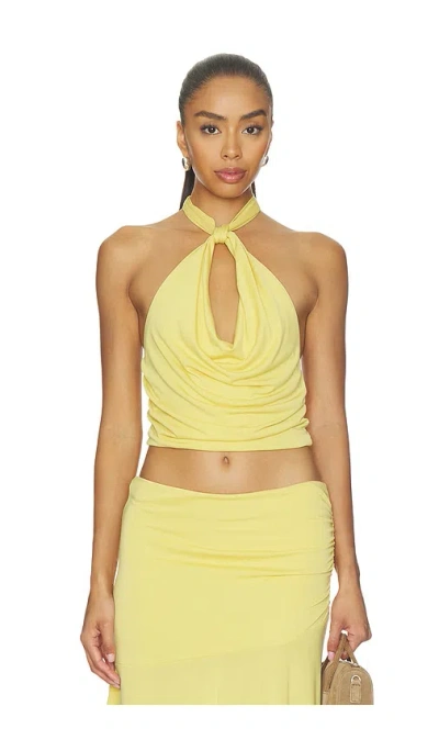 Nia Lucia Top In Yellow