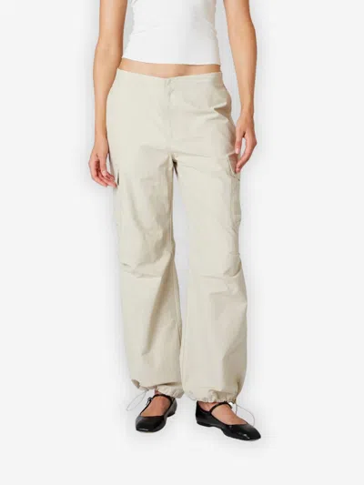 Nia Ludlow Parachute Pant In Stone In Neutral