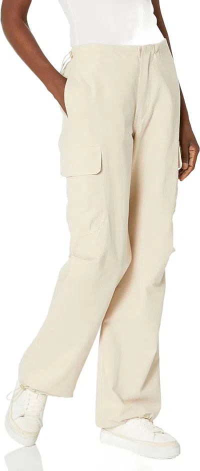 Nia Ludlow Parachute Pant In Stone In White