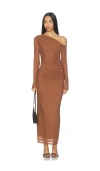 Nia Lyra Dress In Brown