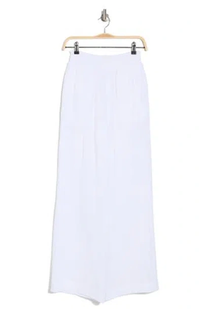 Nia Mallorca Cotton Wide Leg Pants In White