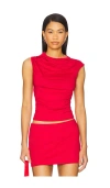 Nia Marge Top In Red