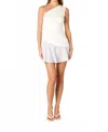 Nia Max Asymmetrical Top In White In White