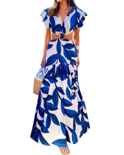 Nia Maxi Dress In Blue