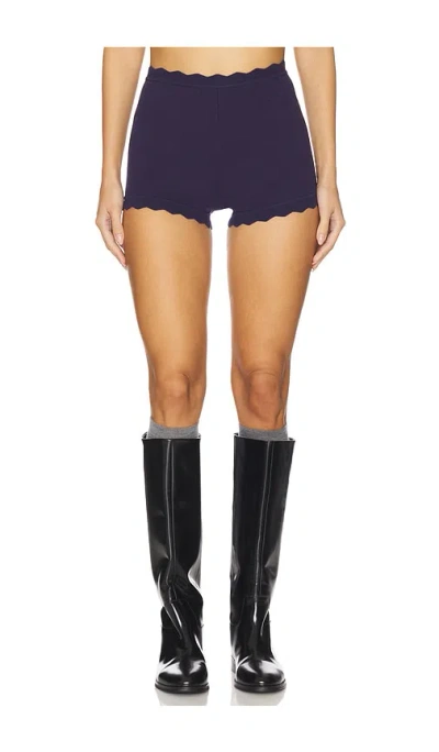 Nia Mazzy Knit Short In Purple