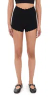 Nia Mazzy Knit Shorts Black In Black