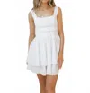 Nia Melaine Dress In White In White