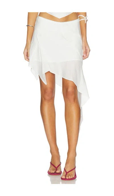 Nia Melodia Skirt In White