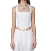 Nia Mia Corset In White In White