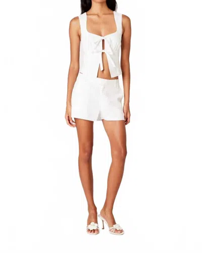 Nia Micro Short In White