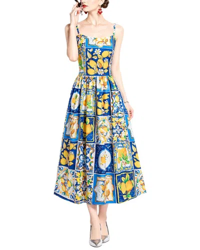 Nia Midi Dress In Multi
