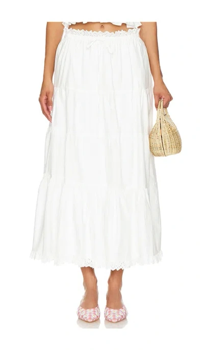 Nia Myrrh Skirt In White