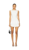 Nia Nari Mini Dress In White In White