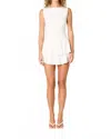Nia Nari Mini Dress In White In White