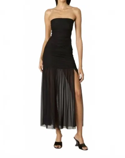 NIA NOLA MAXI DRESS IN BLACK