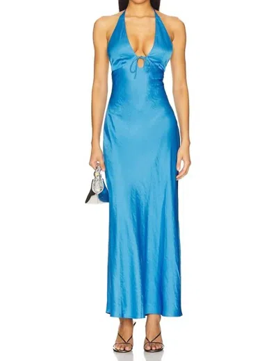 Nia Otis Maxi Dress In Cobalt Blue