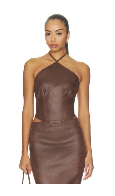 Nia Penrose Top In Brown