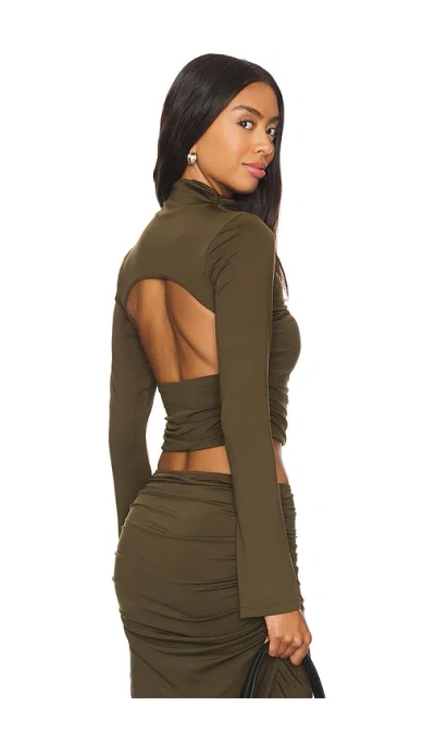 Nia Pia Top In Olive