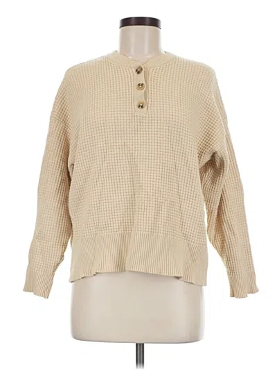 Pre-owned Nia Pullover Sweater In Tan