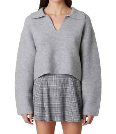 Nia Samira Sweater In Grey