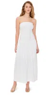 Nia River Dress In White In White