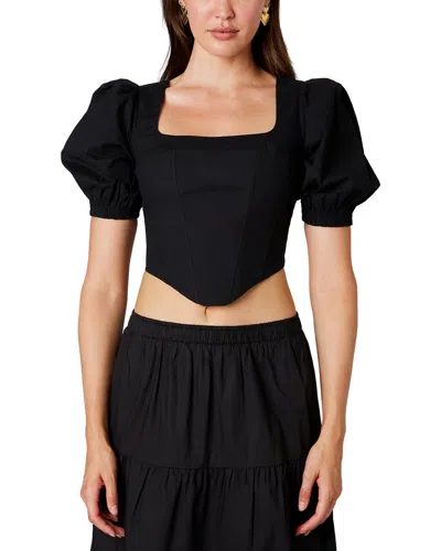 Nia Seine Corset Top In Black