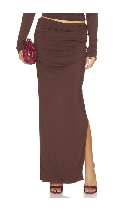 Nia Selena Skirt In Brown