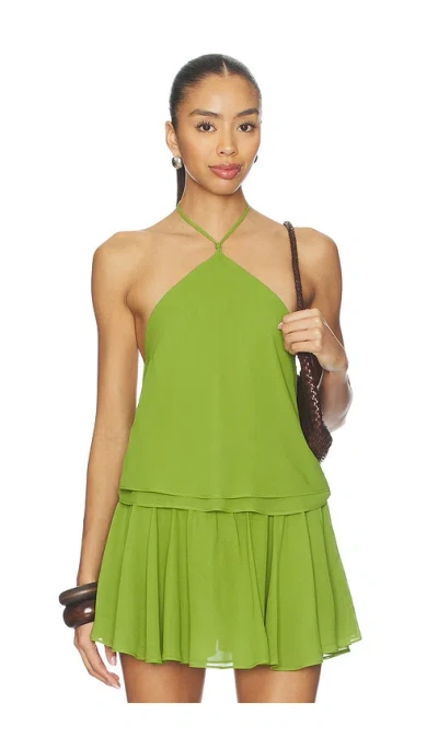 Nia Selva Top In Green