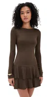 Nia Sienna Dress Espresso In Brown