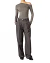 Nia Sly Pants In Charcoal In Gray