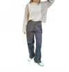 Nia Sly Pleated Pants In Gray In Gray