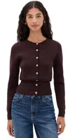 Nia Sophia Cardigan Espresso In Brown