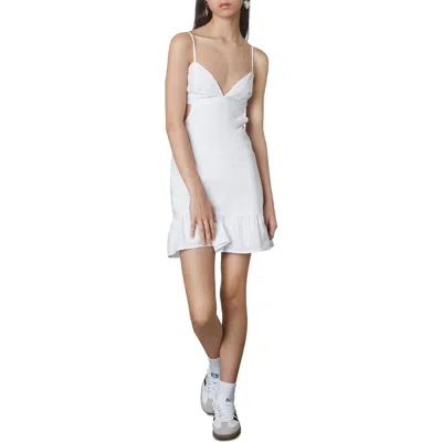 Nia Sorrento Cotton Mini Dress In White