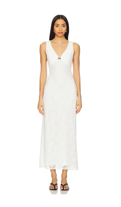 Nia Tasha Dress In White