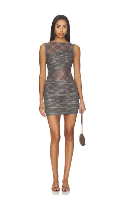 Nia Tempest Dress In Gray